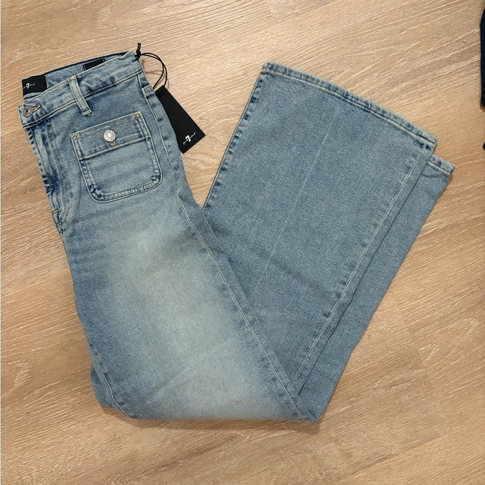 NWT 7 For All Mankind Tailorless Modern Dojo Luxe Vintage Jeans Sz 27